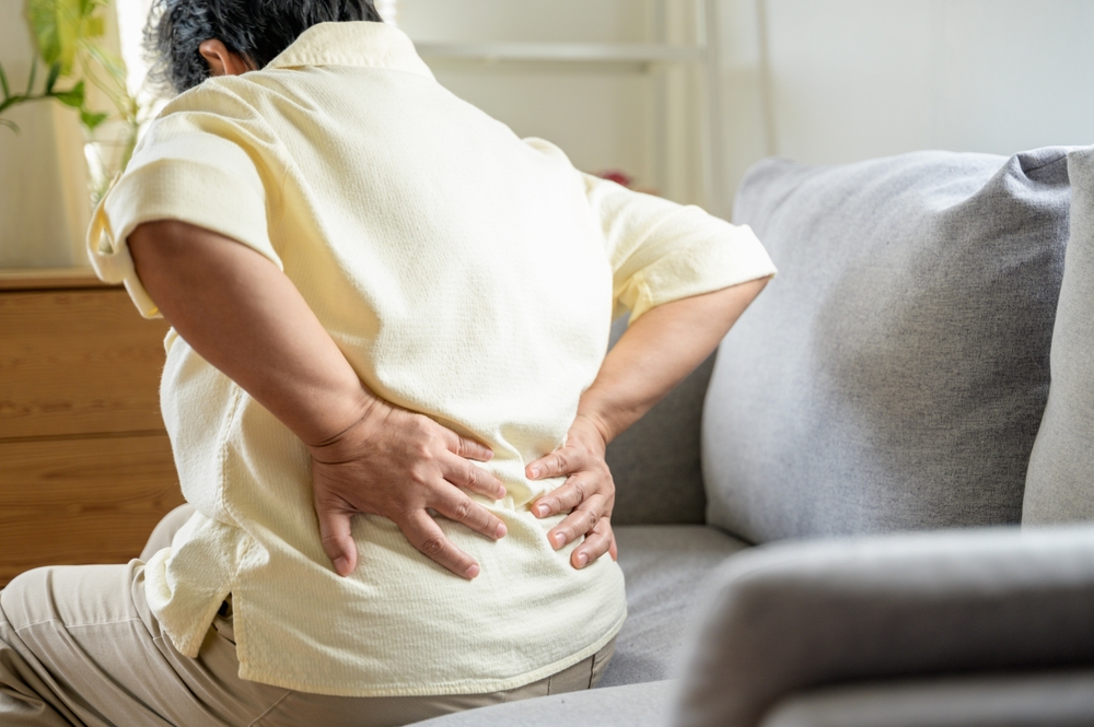 Thai massage, back massage