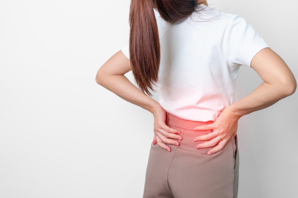 Swedish relaxation massage, back pain