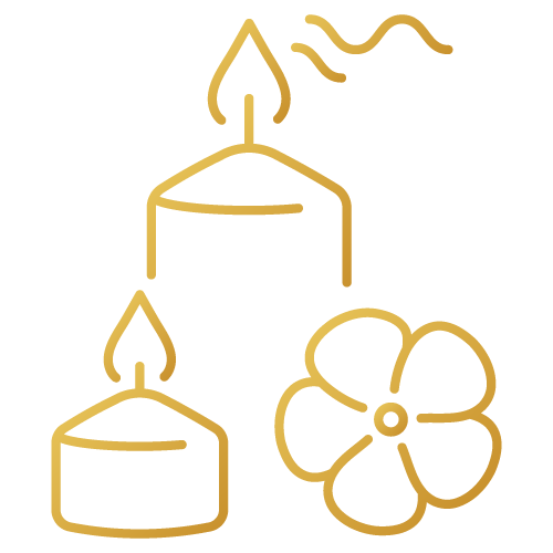 spa candles and flower - Sugar Land, TX - Pan Thai Massage